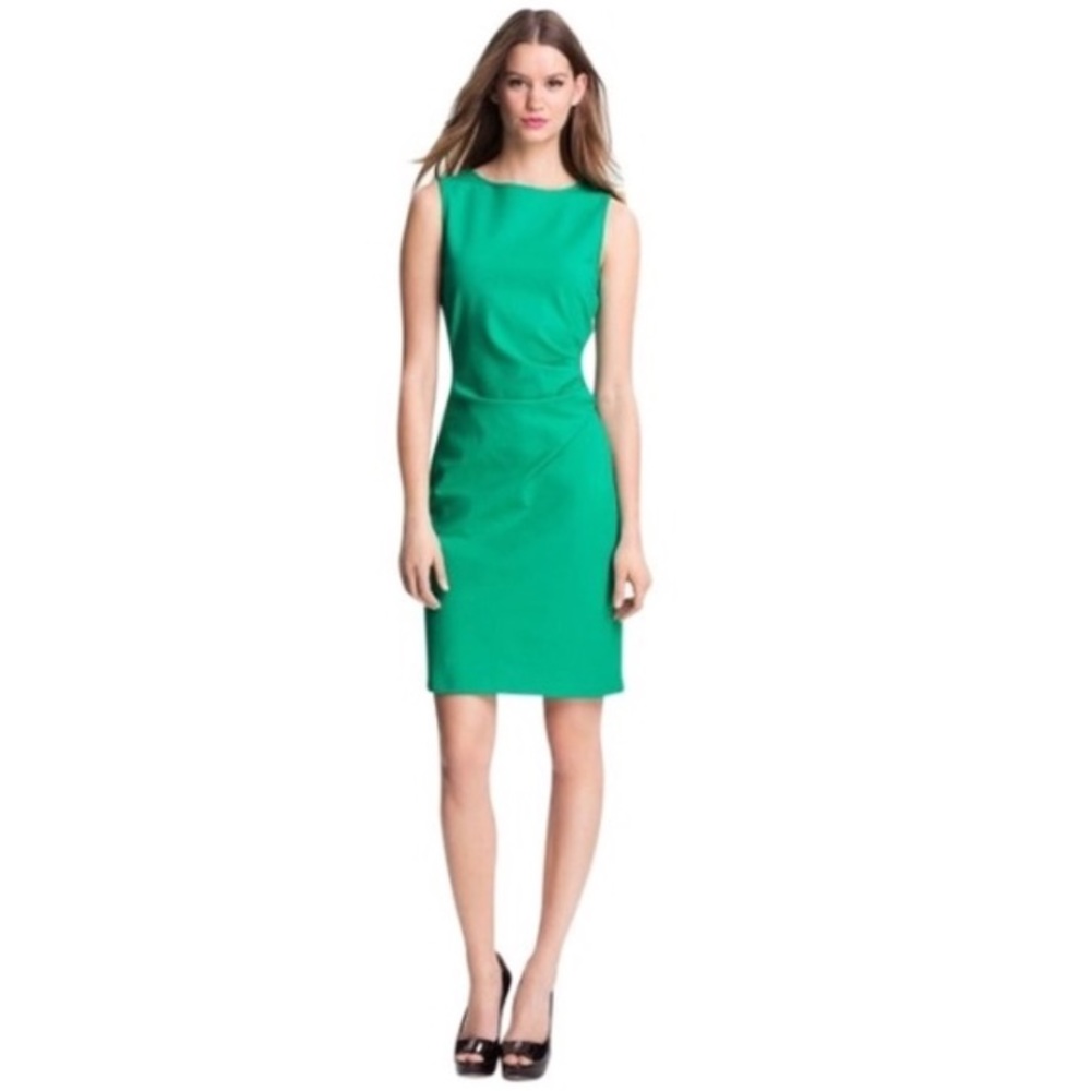 Kenneth Cole Ruched Hilary Zipper Back Dress